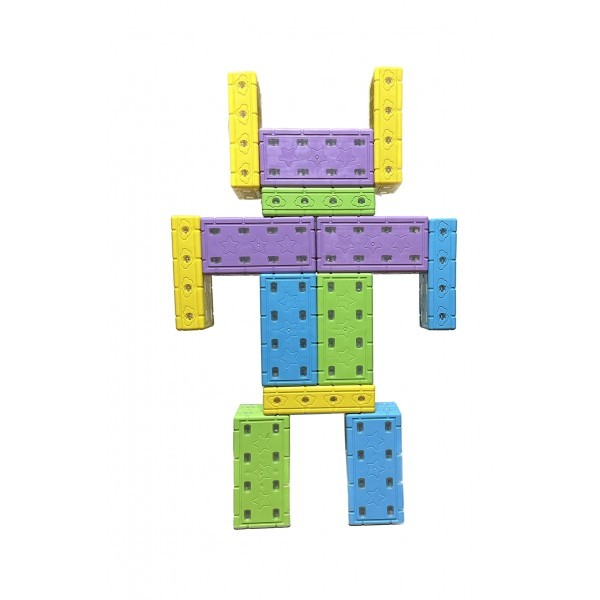 소프트 무독성자석벽돌블럭(L18cm) 24pcs