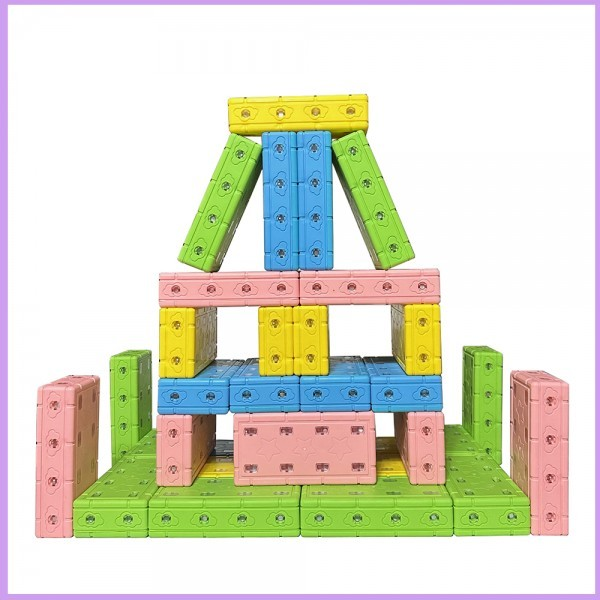 소프트 무독성자석벽돌블럭(L18cm) 24pcs