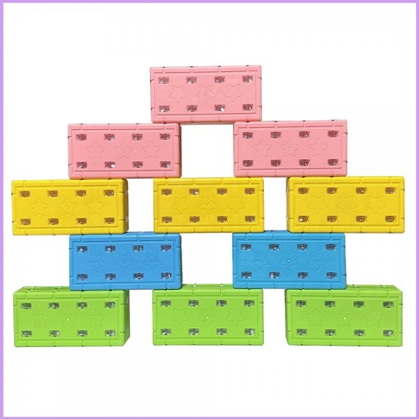 소프트 무독성자석벽돌블럭(L18cm) 24pcs