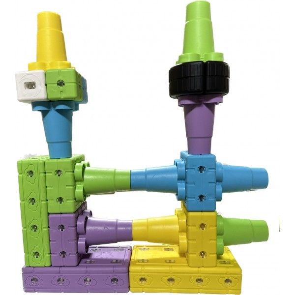 소프트회전 무독성자석블럭 컵(mix)