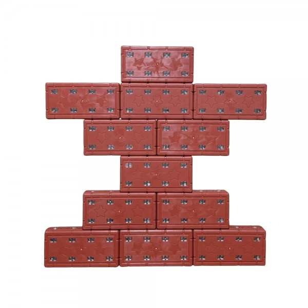 소프트적색 무독성자석벽돌18cm 40p