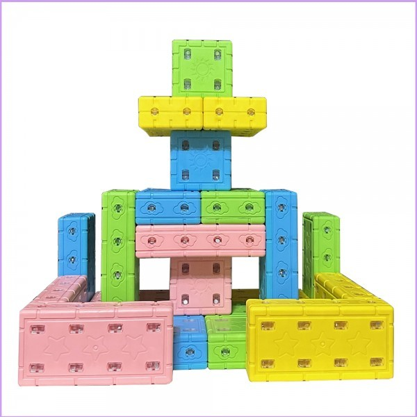 소프트회전 무독성자석벽돌(혼합)(L32+M16) 48pcs