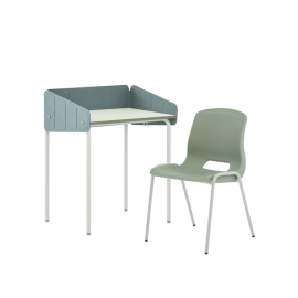 밀리 펠트(DIY) 자습실책상(150)+로이 의자