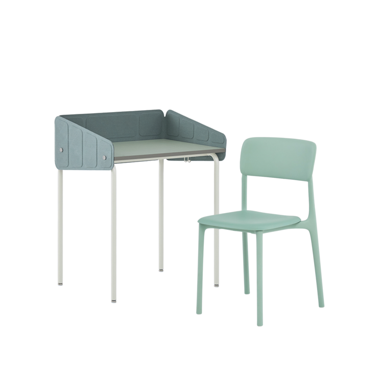 밀리 펠트(DIY) 자습실책상(150)+보니의자