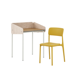 밀리 펠트(DIY) 자습실책상(150)+보니의자