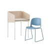 밀리펠트(DIY) 자습실책상(300)+엘라의자
