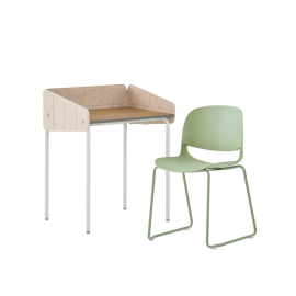 밀리 펠트(DIY) 자습실책상(150)+엘라의자