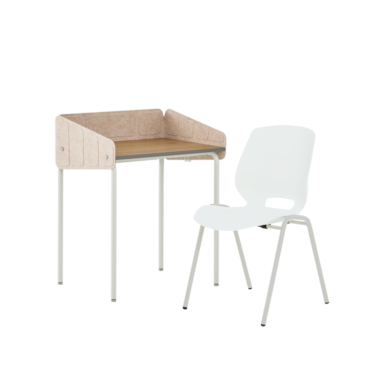 밀리펠트(DIY) 자습실책상(150)+에고의자