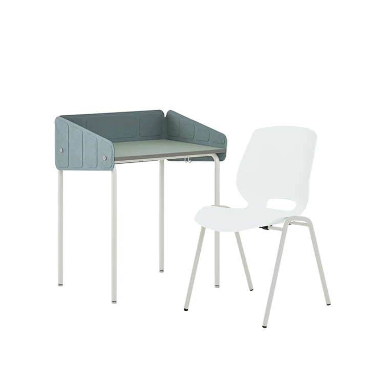 밀리펠트(DIY) 자습실책상(150)+에고의자