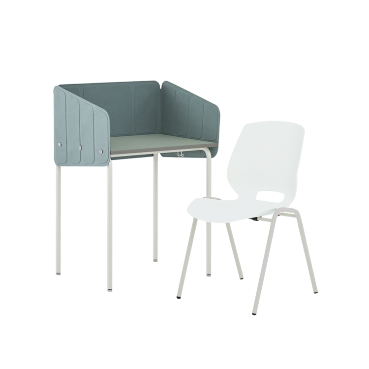 밀리펠트(DIY)자습실책상(300)+에고의자